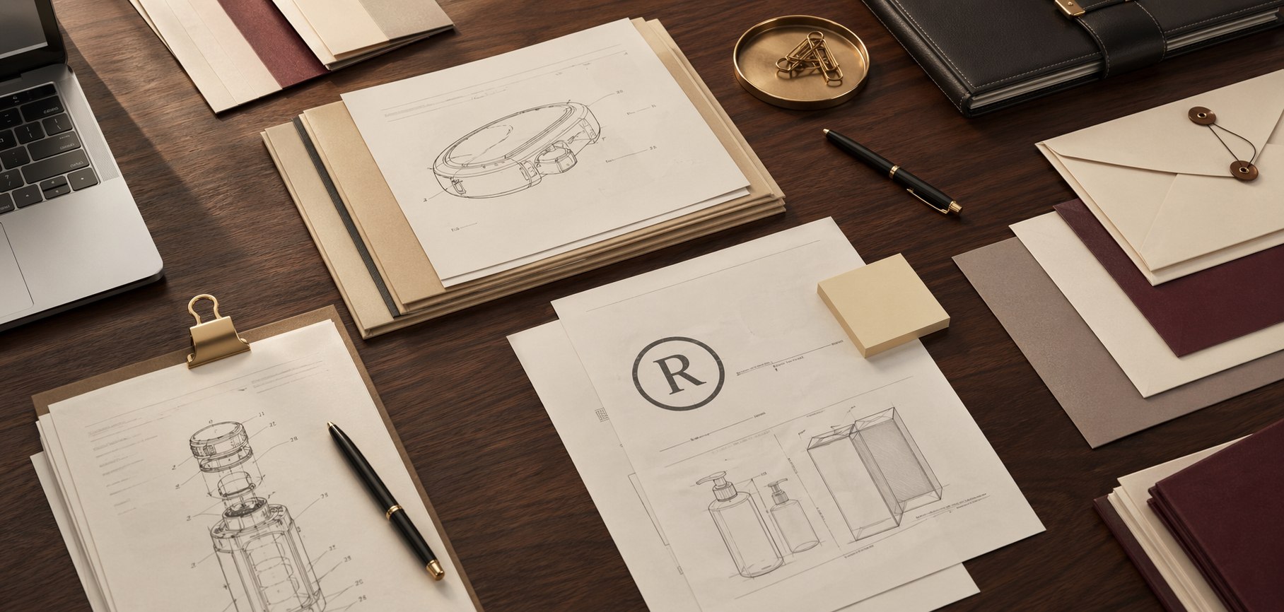 Pharmaceutical and technical documentation arranged for strategic legal review