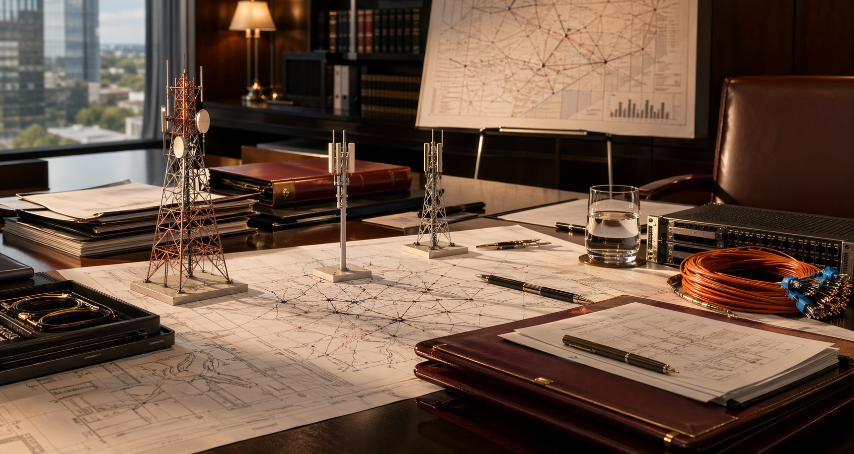 Telecom infrastructure and network engineering materials in a strategic review environment